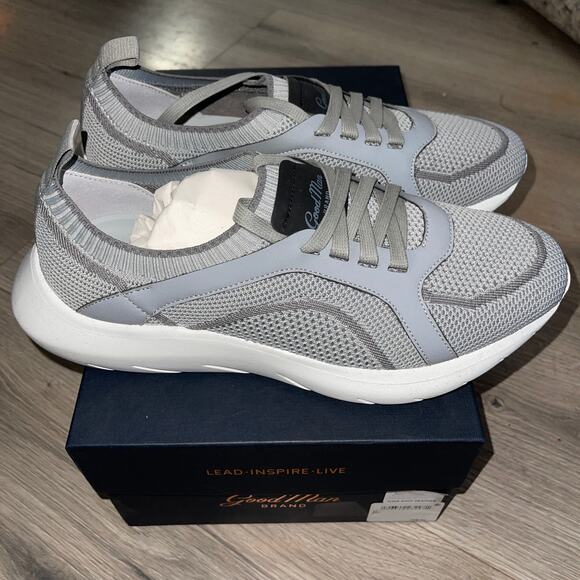 Good Man Shoes GMT Knit Trainer - Grey - Made Italy - Men Size 8 - $298 main image 4